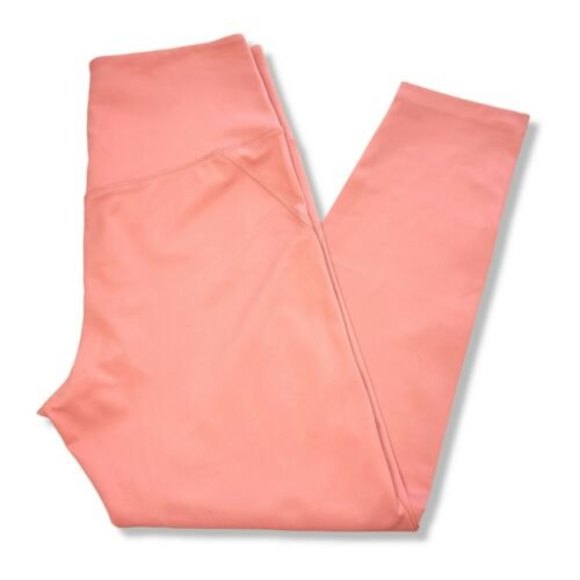 Girlfriend Collective Leggings Size Large High Rise Stretch Pink Sustainable - Picture 2 of 7